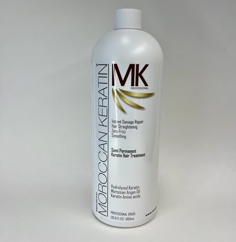 MOROCCAN KERATIN 1000ml Brazilian Keratin Blowout Hair Treatment Complex GOLD SERIES With Argan Oil Proven and fast Formula Professional Results Keratina Fuerte