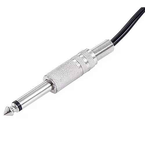 DOWEI Tattoo Foot Pedal Switch, Mini Flat Stainless Steel, Perfect for Tattoo Power Machine Guns Supplies