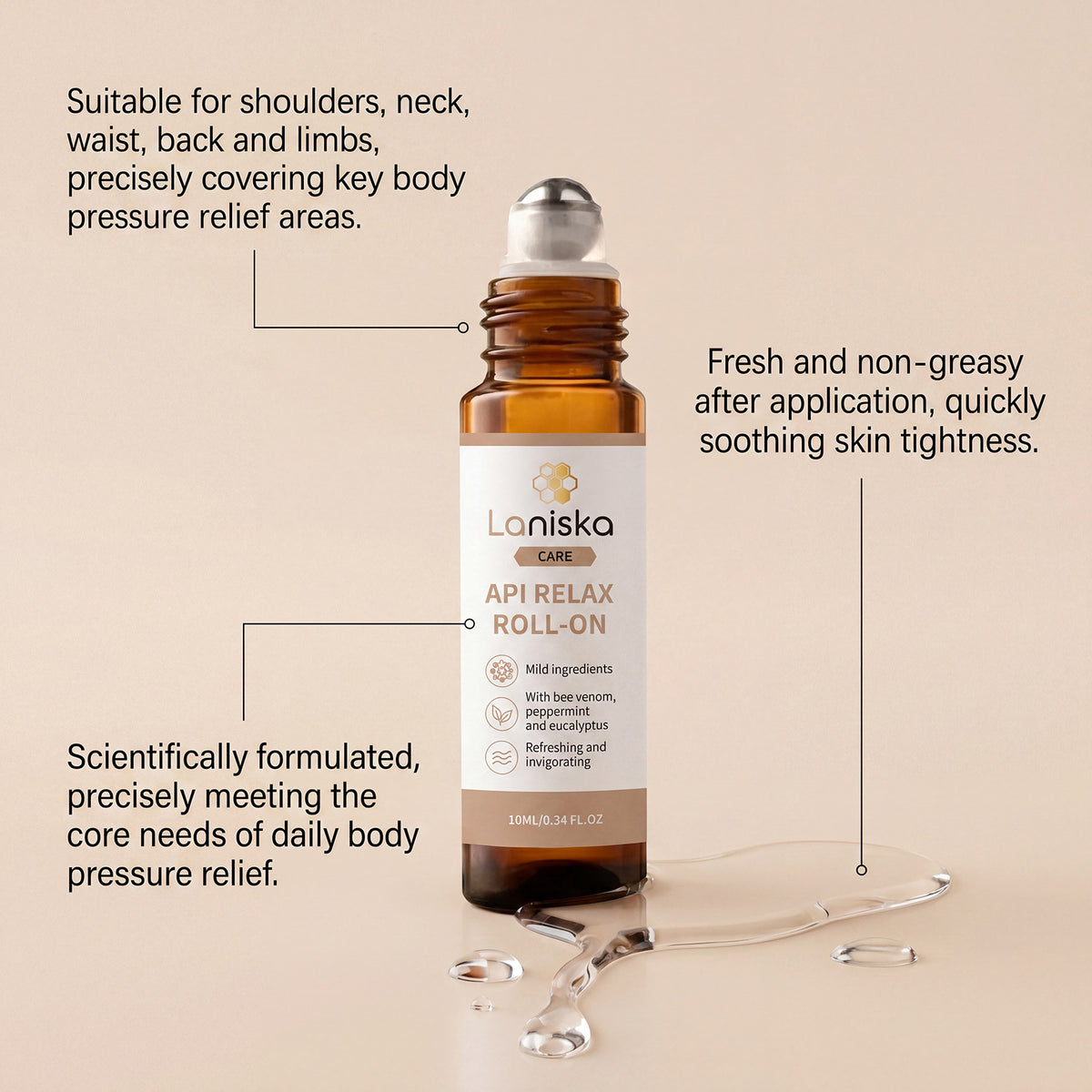Relax Roll On Aromatherapy Oil - 10ml Travel Size