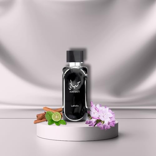 Lattafa Perfumes Hayaati Eau de Parfum Spray for Men, 3.4 Ounce