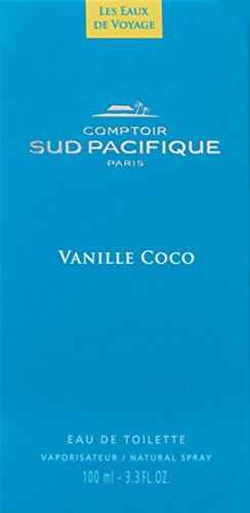Comptoir Sud Pacifique Vanille Coco Eau de Toilette Spray, 3.3 Fl Oz