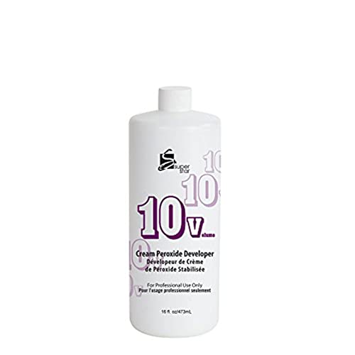 Super Star Cream Peroxide Developer 10 Volume - 16 Oz