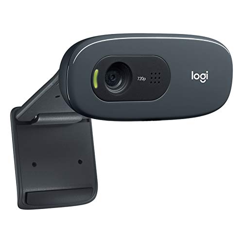 720P Webcam, C270 Web Camera with Built-in HD Microphone 1280 x 720p USB Web Cam, Widescreen Video Calling and Recording