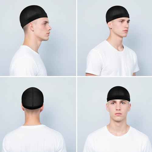 3Pcs Wave Cap Silky Elastic Band Caps Soft Breathable Hair Wrap Satin Sleeping Shower Caps Hair Bonnet for Sleep Unisex Beanie Caps Beanies Hats Shower for Men Women Athletes Hip-hop Lovers