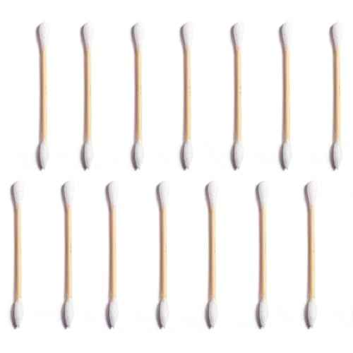 Clean Skin Club Clean Swabs | 500CT | One Pointed Tip | Biodegradable + Organic Cotton & Bamboo | Makeup & Nail Polish Touch-ups | Chlorine-Free & Hypoallergenic (500 Count)