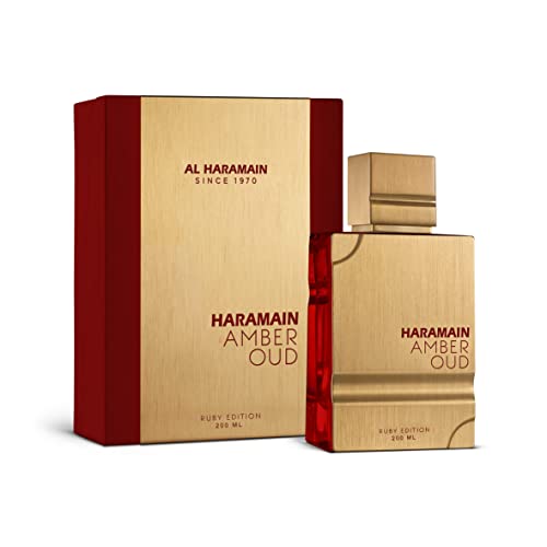 Al Haramain Amber Oud Ruby Edition Eau De Parfum Spray for Unisex, 6.7 Ounce