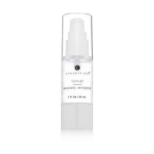 Credentials Hydra Gel - Concentrated Hyaluronic Acid for Face and Decollate - Deep Hydration - Rejuvenating - Soothing Formula - Oil Free - All Skin Types 1 oz.