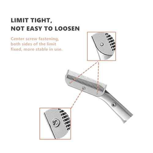 Eyebrow Comb Trimmer - Scissors with Comb, Eyebrow Trimmer for Men & Women, Comes with Brush