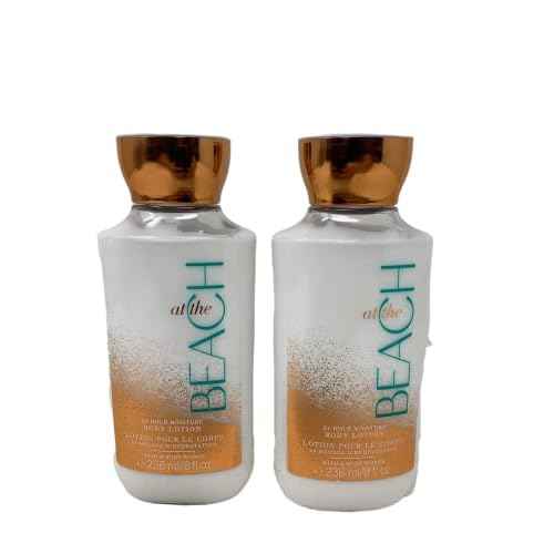 Bath and Body Works At The Beach Super Smooth Body Lotion 8 Oz -2 Pack (At The Beach)