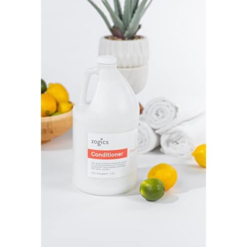 Zogics Conditioner, Citrus + Aloe Scented Conditioner (4 Gallons/Case)