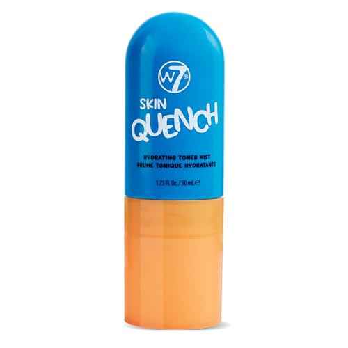 W7 Skin Quench Full Size Skincare Gift Set - Hydrating Skincare Bundle with Aloe Vera & Ceramides - Complete & Long-Lasting Moisturizing At-Home Routine