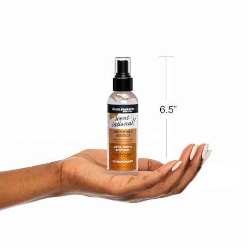 Aunt Jackie's Braid + Twist Collection Scent-Sational Hair Perfume & Deodorizer ? Neutralize Odors and Refresh Hair with Witch Hazel, Biotin, and Honey ? 4 fl oz