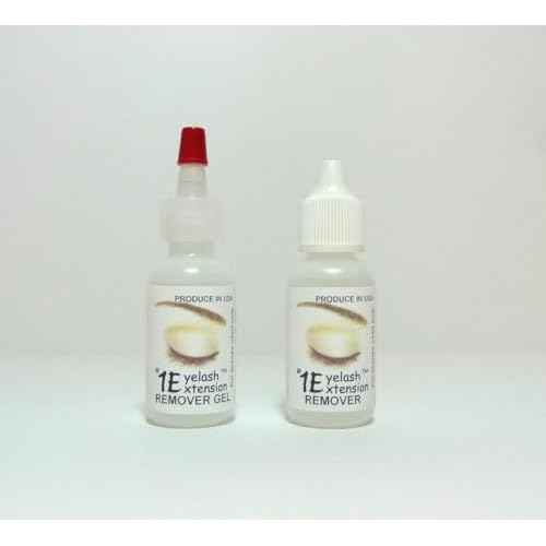 Gel and Liquid remover 10ml each, remover single lash 2-3 minutes.