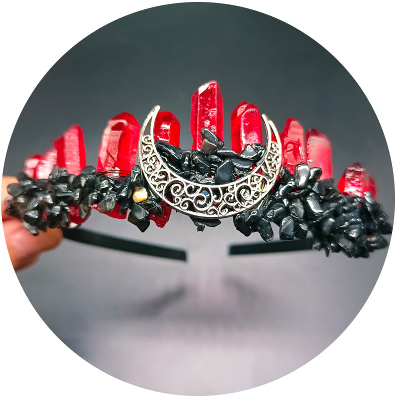 Crystal Hair Hoop - Handmade Electroplated Headband