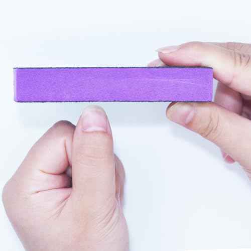 2 Pack Buffer Block, Professional Manicure Tools Kits, 100/180 Grit, Black Nail Pedicure File and Sanding Buffing Grinding Plisher File