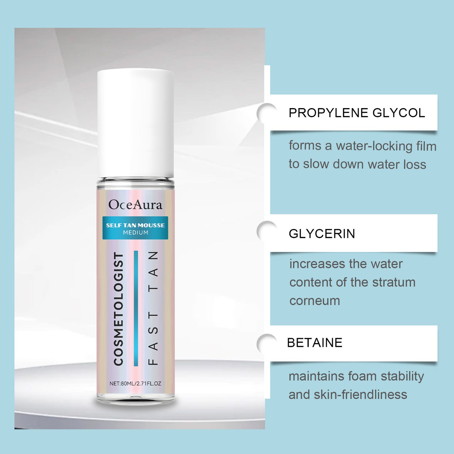 Moisturizing Black Foam Mousse - Outdoor Skin Care 80ml