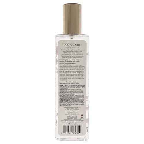NC 8 oz Fragrance Mist Spray Perfume for Women Bodycology Cherry Blossom Cedarwood And Pear Perfume By Bodycology Fragrance Mist Spray (Good luck)