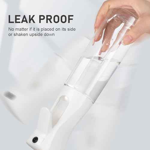 ELEMSY Spray Bottle For Hair (2 Pack 6.8 OZ) Continuous Mister Empty Spray Bottles, Ultra Fine Mist Water Sprayer for Hairstyling, Cleaning, Plants, Pets, Barbers, Salons, Essential Oil Scents