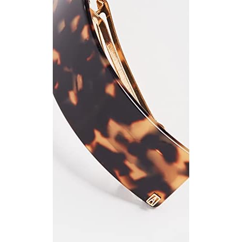 Alexandre de Paris Women's Thick Hair Clip, Tokyo Tortoise, Brown, One Size