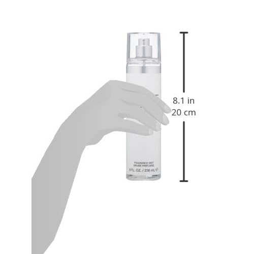 Kenneth Cole White for Her Body Mist for Women, Notes of Mandarin, Vanilla, Musk, and Orchid, Fruity, Fresh, Feminine Scent, Long-Lasting, Everyday Wear Fragrance, 8 Fl oz