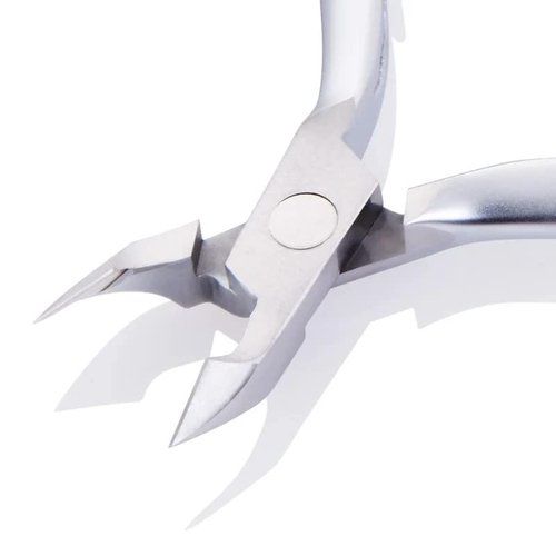 5 PCS Nghia Professional Stainless Steel Cuticle Nipper C-09 (D-09) Jaw 16 OsimihomeCuticle Cutter Trimmer Manicure Tools with 1 Spring– Perfect Nail Care Tool at Home/Spa/Saloon Gray