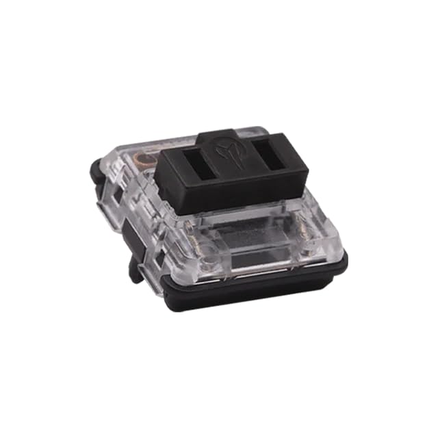 35-Pcs Choc V1 Low Profile Mechanical Keyboard Switches, 5-Pin Design with LED Slot, Black