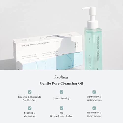 Dr.Althea Gentle Pore Vegan Cleansing Oil - Vegan & Cruelty Free, Watery & Lightweight Texture, hydrating cleanse without greasy finish