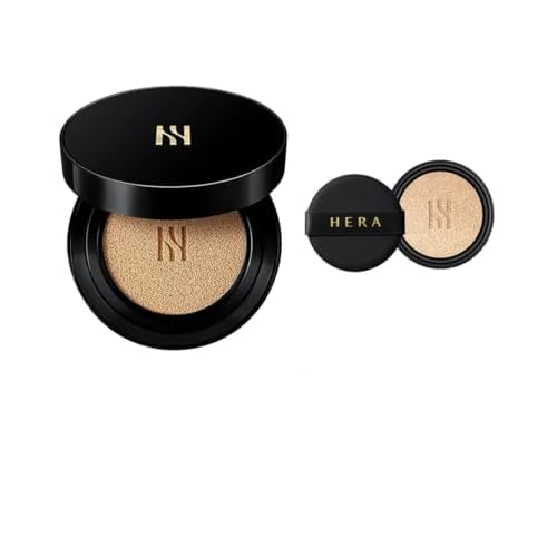 NEW HERA BLACK CUSHION 15g+With Refill 15g NO.23 BEIGE+Special Gifts! - Limited Hera Cushion Pouch Lightweight texture Non-sticky fresh matte finish