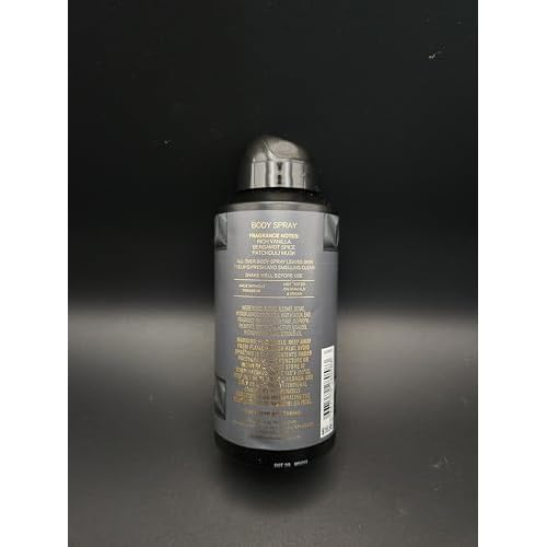 Bath and Body Vanilla Noir Men's Collection Body Spray | 3.7 fl oz pack of 1 (Men's deo)
