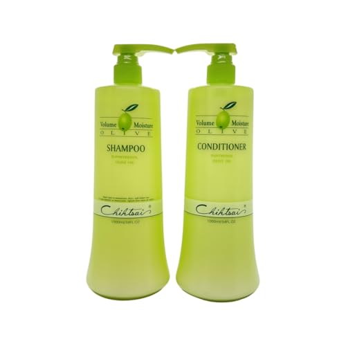 Chihtsai Volume Moisture Olive Shampoo & Conditioner Set (34 Fl.oz)