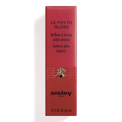 Sisley Paris Le Phyto Gloss, 2 Aurora - Intense Glow Lipgloss - Plumps & Smoothes Lips - Ultra-Sensory Hydrating Formula - Shimmery Finish