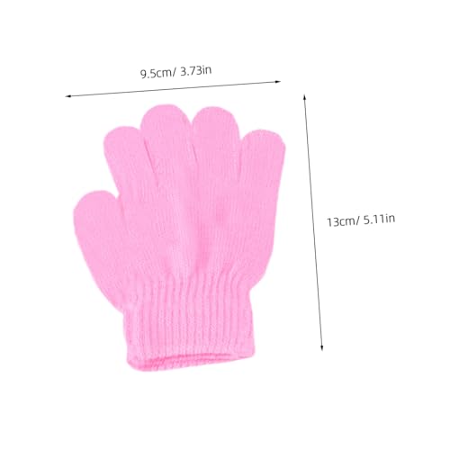 Kids' Hair Drying Gloves 2 Pairs White Quick Dry Comfortable Material Easy to Use Carry for Travel