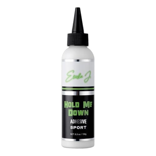 Ericka J. Hold Me Down Adhesive Sport - Waterproof Lace Wig Glue for Strong Hold, Quick Drying, Sweat & Water Resistant – Sensitive Skin Friendly-150g / 5.3 Oz