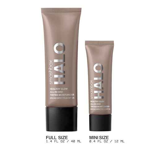 Smashbox Halo Healthy Glow All-In-One Tinted Moisturizer SPF 25 | Hydrating, Long Wearing, Tinted Moisturizer with SPF | Hyaluronic Acid