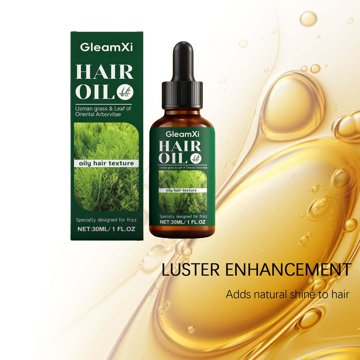 Juniper Leaf Hair Oil with Natural Extracts - 30ml Hair Treatment