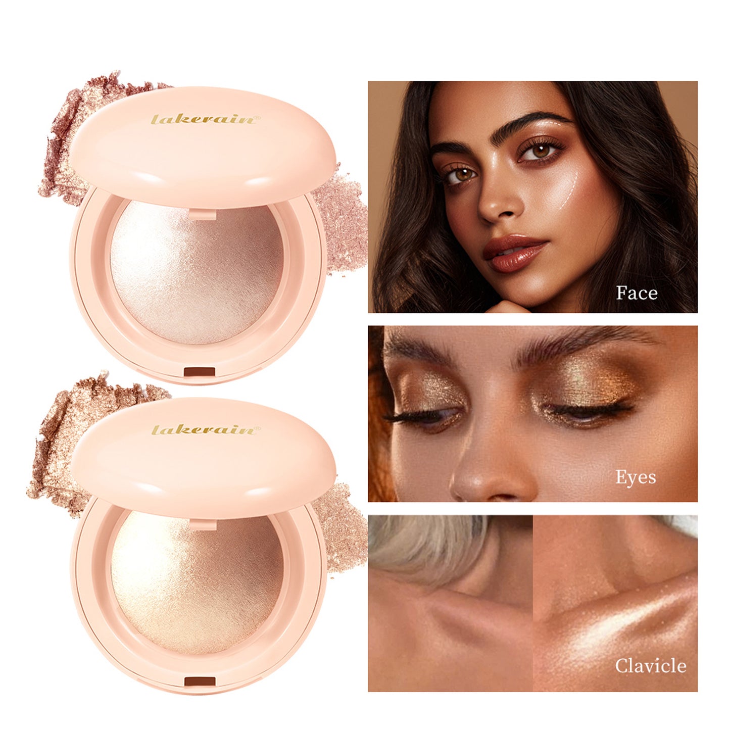 Highlighter Powder for Face Contour & Highlighting - Multiple Colors