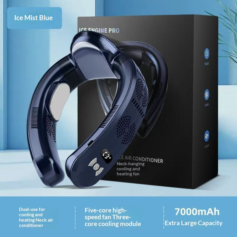 Neck-Mounted Heating & Cooling Fan with 3-Speed Settings