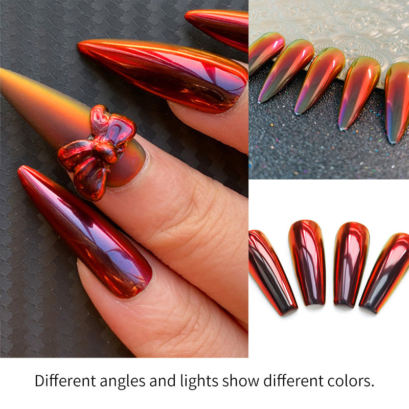 Chameleon Pink Laser Mirror Nail Powder