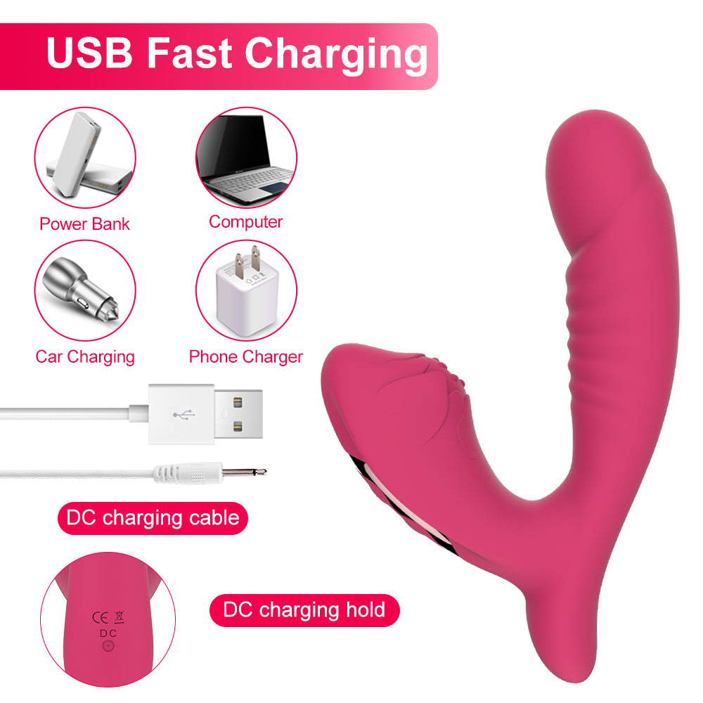 15-Mode Vibrating Dildo Vibrator for Female Pleasure