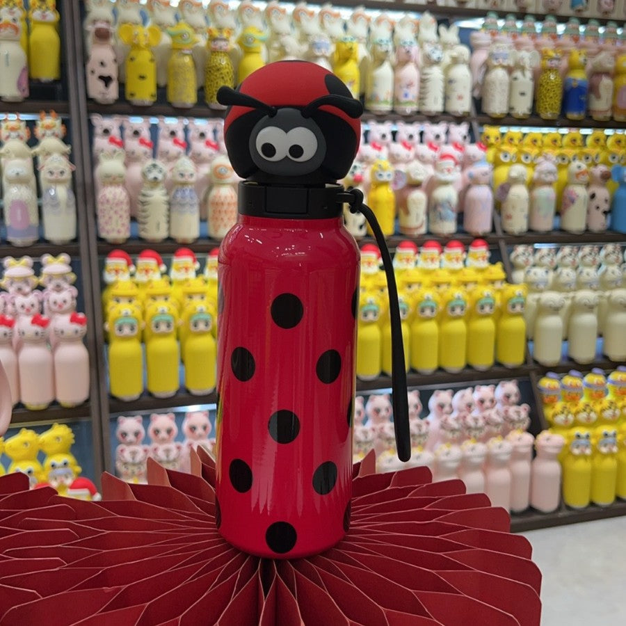 Insulated Kids Water Bottle with Straw - Keeps Drinks Hot or Cold