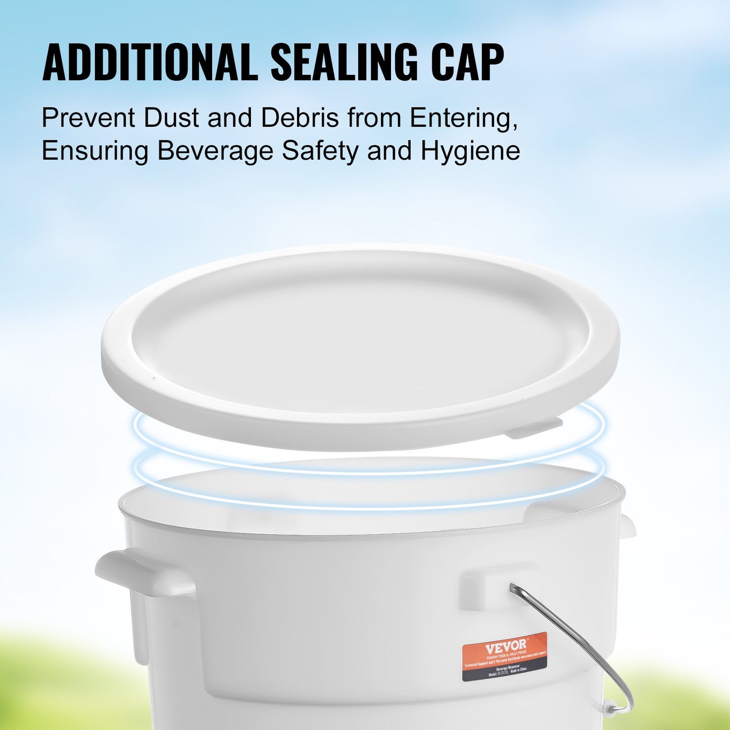 5 Gallon Beverage Dispenser with Spigot - 2 Pack