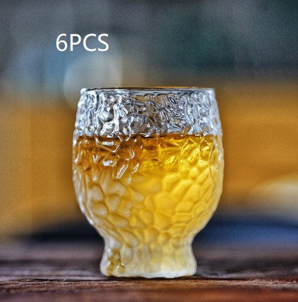 Japanese Frosted Glass Cup - Heat-Resistant Drinkware for Kitchen & Bar
