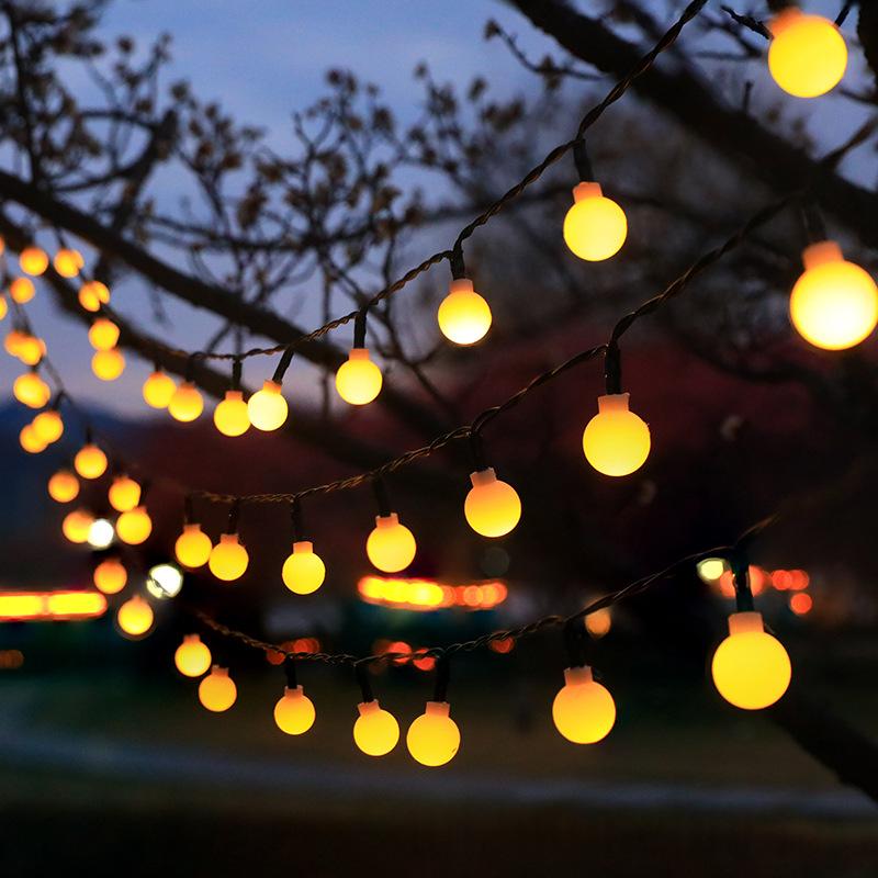 Outdoor Solar String Lights for Camping, Garden & Tent Decor - 20 Lights