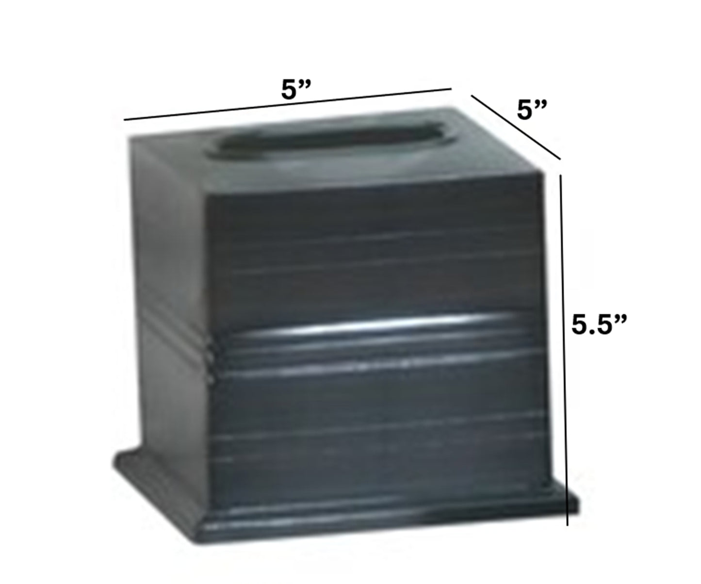 Tissue Box Stainless Steel Square Facial Holder Oil Rubbed Bronze
