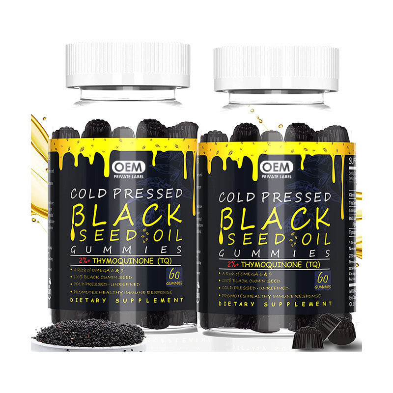 Black Seed Oil Gummy Vitamins - 60 Soft Tablets