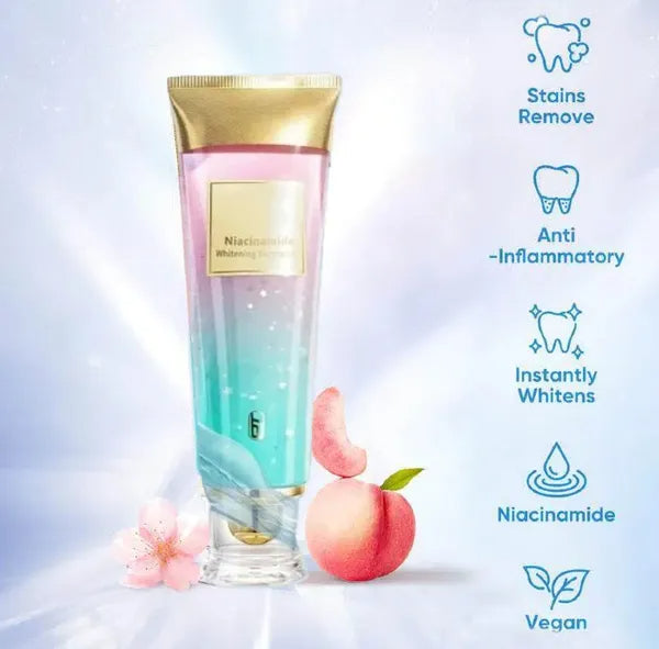 Niacinamide Whitening Toothpaste - Fluorine-Free Mint Cleanser
