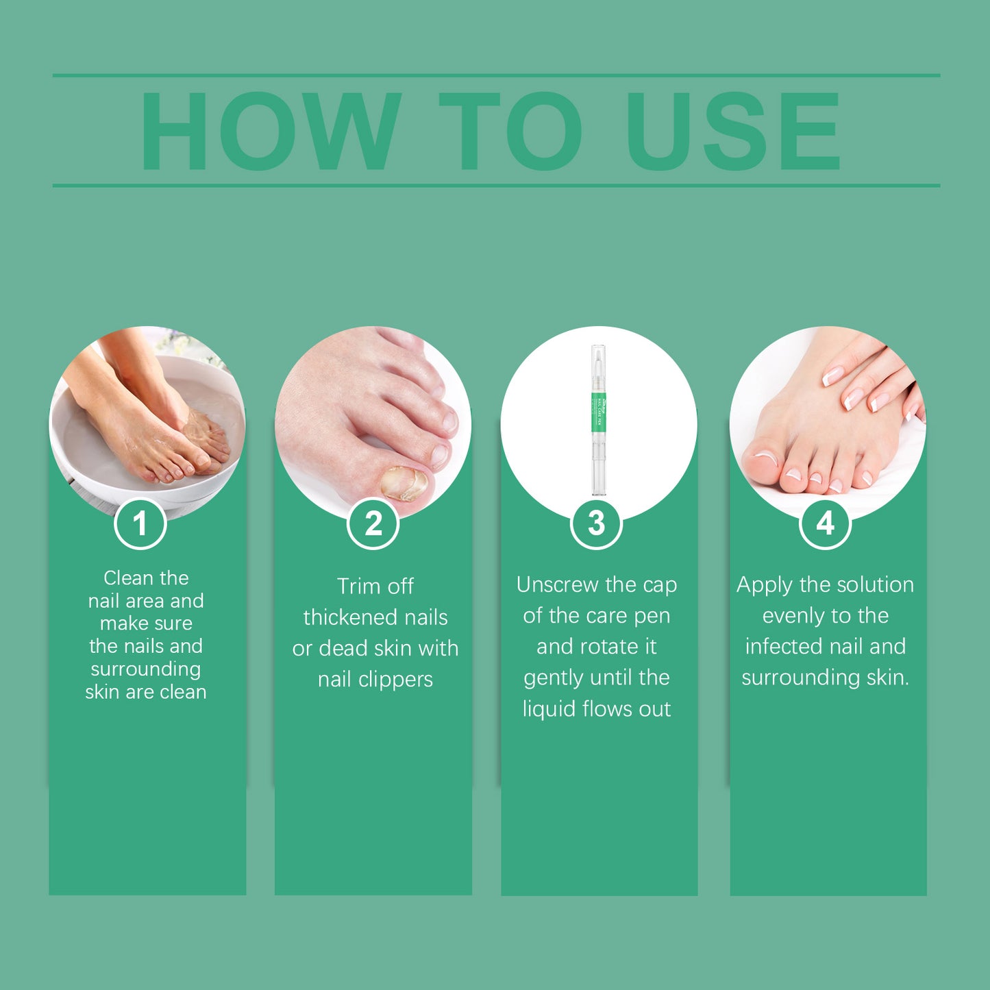 Nail Repair Pen for Damaged Nails - Moisturizing & Strengthening Treatment