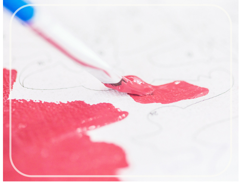DIY Digital Painting Kit - Frameless Modern Wall Art for Living Room or Bedroom