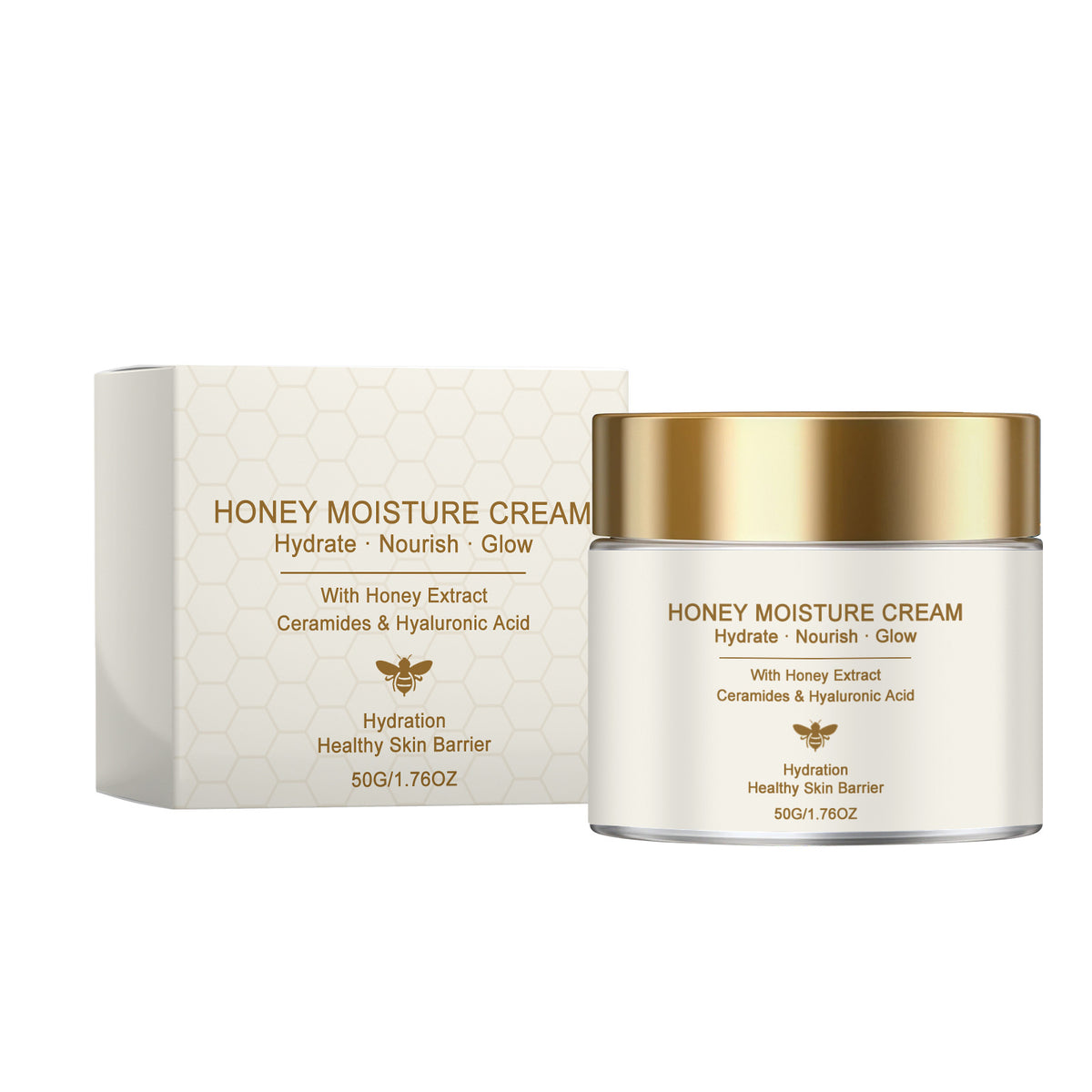 Moisturizing Face Cream with Hyaluronic Acid & Ceramides - 50g