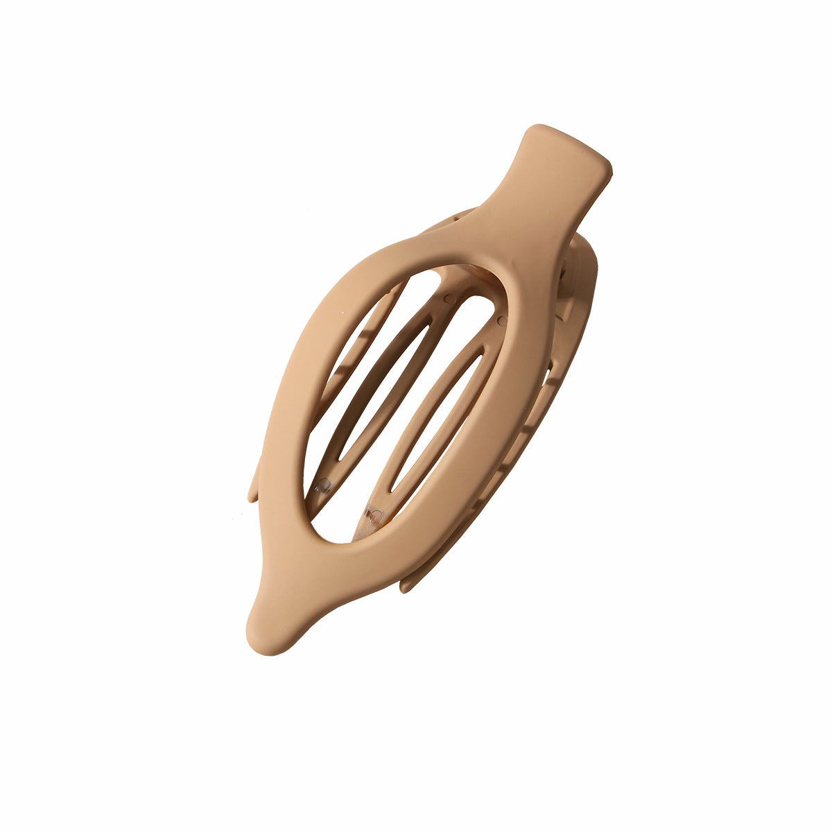 Large Oval Hair Claw Clip - Matte & Glossy Finish Hair Accessory